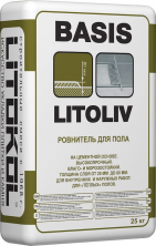 Ровнитель для пола Litokol Litoliv Basis серый 25 кг
