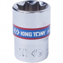 Головка торцевая King Tony 231010M восьмигранная 1/4 дюйма 10 мм