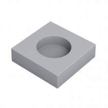 Подрозетник звукоизоляционный Soundguard S-Box 1 415036 односекционный 130х130х48 мм  