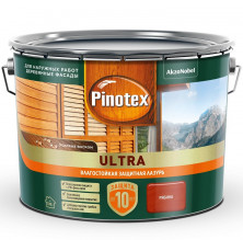 Пропитка декоративная для защиты древесины Pinotex Ultra AWB Рябина 9 л