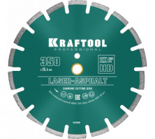 Диск алмазный отрезной по асфальту Kraftool Laser-Asphalt 36687-350 350х25,4 мм