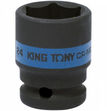 Головка торцевая ударная King Tony 453524M шестигранная 1/2 дюйма 24 мм