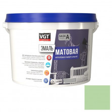 Эмаль универсальная VGT матовая мятная RAL 6019 1 кг