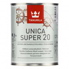 Лак универсальный Tikkurila Unica Super 20 полуматовый 0,225 л 700003016
