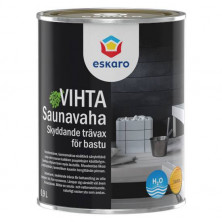 Средство декоративно-защитное для бани и сауны Eskaro Saunavaha Vihta V?rvitu База EC 0,9 л